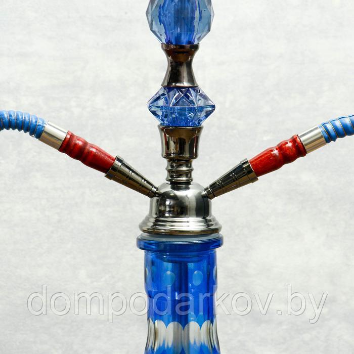 Кальян "Джошкун", 46 см, 2 трубки, синий - фото 3 - id-p161320096