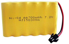 Аккумулятор Ni-Cd 7.2V 700 mAh AA (Разъем - SM)
