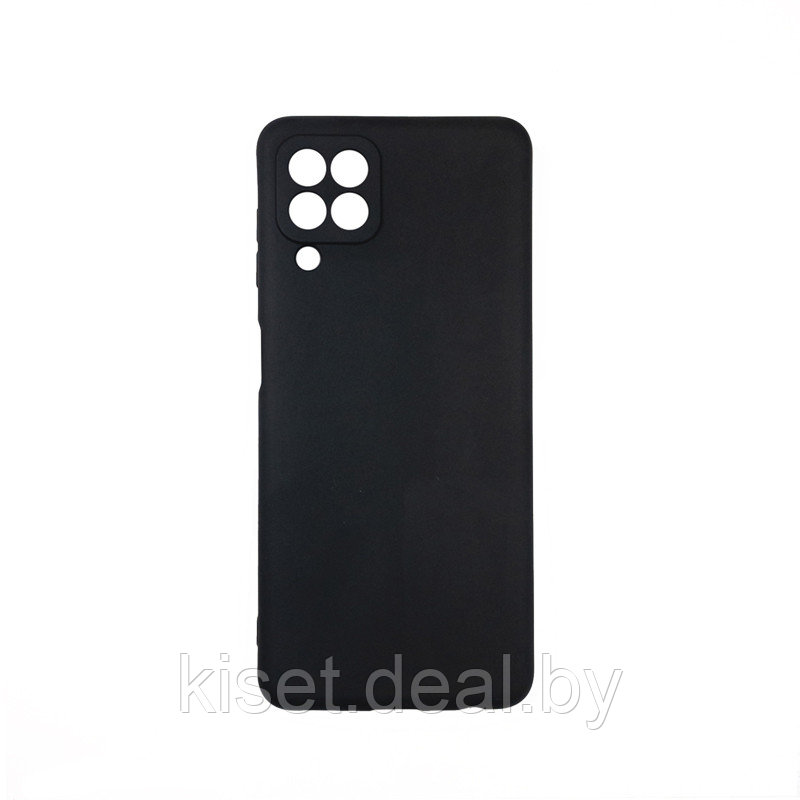 Силиконовый чехол KST SC для Samsung Galaxy A22 4G черный матовый - фото 1 - id-p161324524