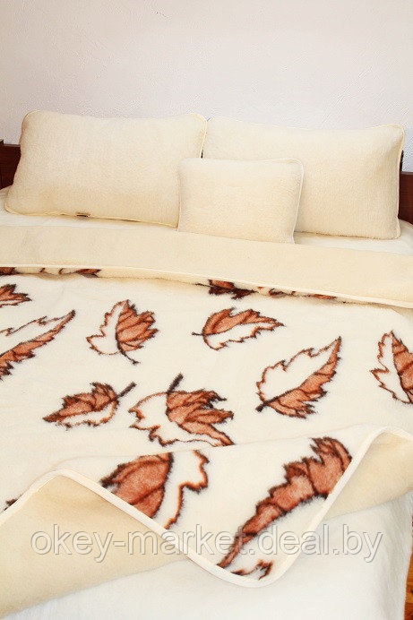 Одеяло из шерсти австралийского мериноса с открытым ворсом.Размер 140х200. - фото 1 - id-p4593960