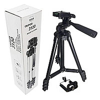 Штатив - Tripod 3120, 35-102см, зажим для телефона, чёрный