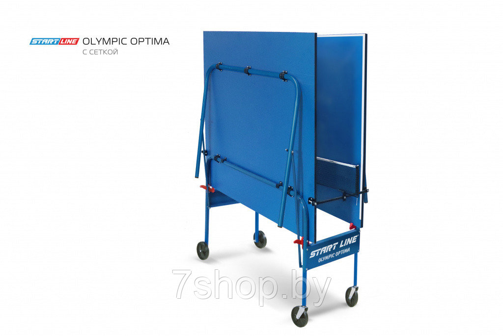 Теннисный стол Start Line Olympic Optima blue - фото 4 - id-p161436029