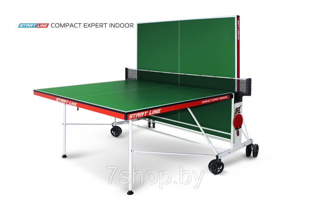 Теннисный стол Start Line Compact Expert Indoor green - фото 3 - id-p161436045