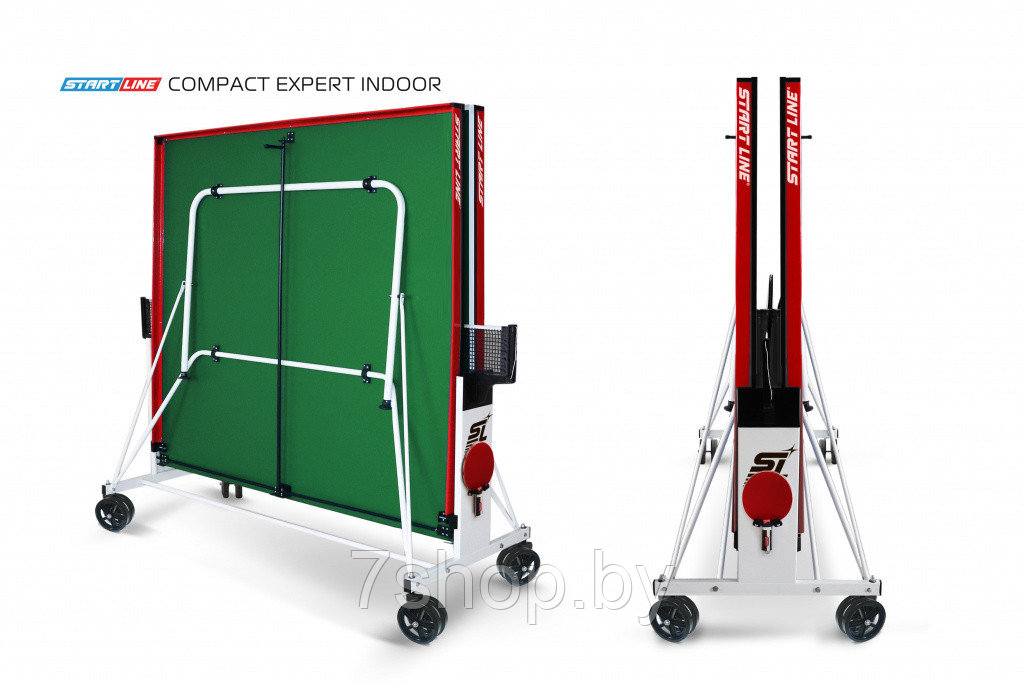 Теннисный стол Start Line Compact Expert Indoor green - фото 4 - id-p161436045