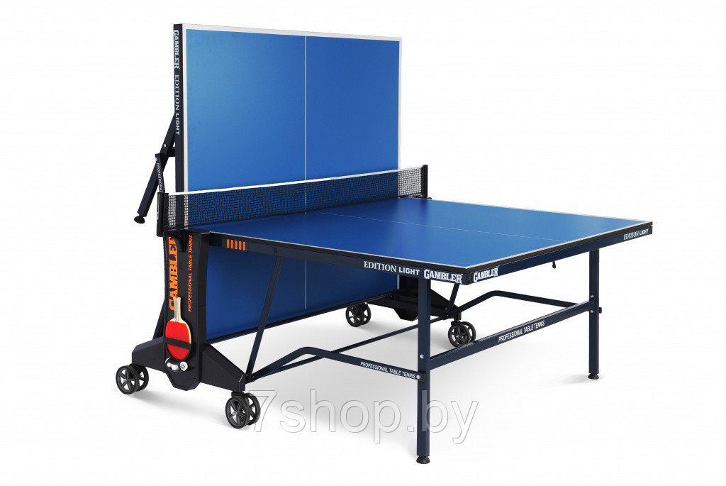 Теннисный стол Gambler EDITION Light blue - фото 6 - id-p161436059