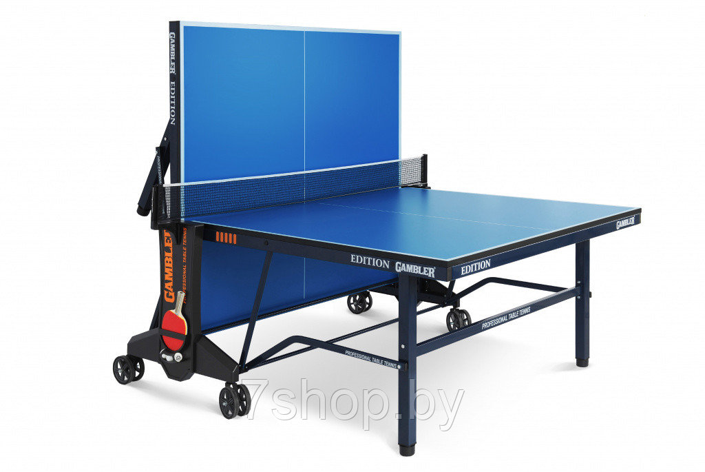 Теннисный стол Gambler EDITION blue - фото 4 - id-p161436061
