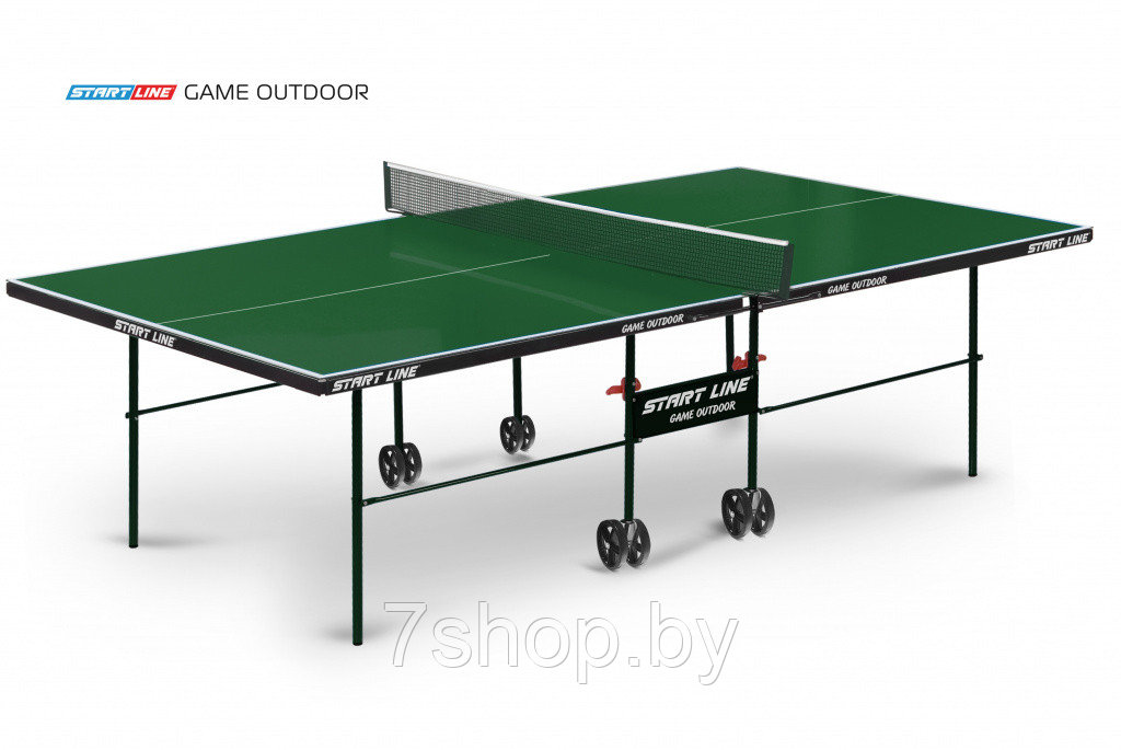 Теннисный стол Start Line Game Outdoor green - фото 1 - id-p161436069