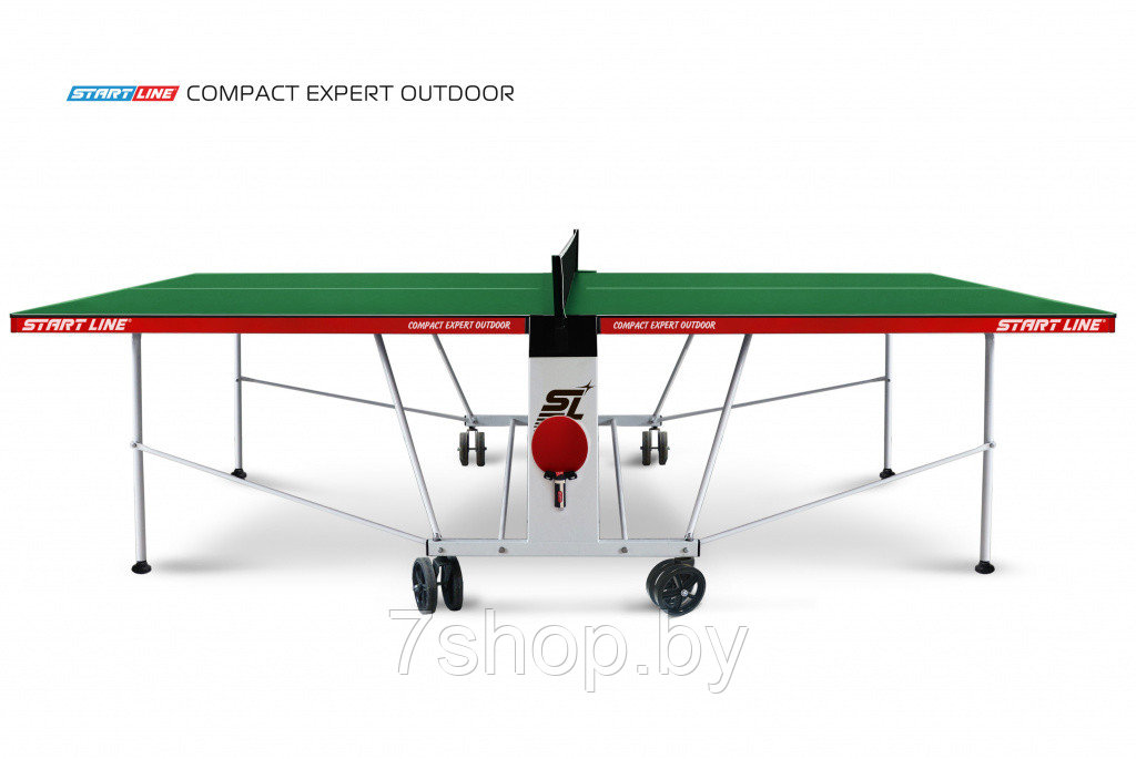 Теннисный стол Start Line Compact Expert Outdoor green - фото 2 - id-p161436073