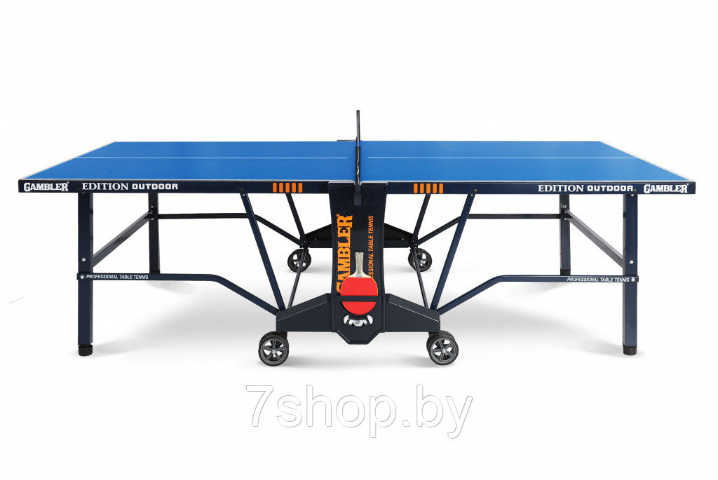Всепогодный премиальный теннисный стол Gambler EDITION Outdoor blue - фото 3 - id-p161436076