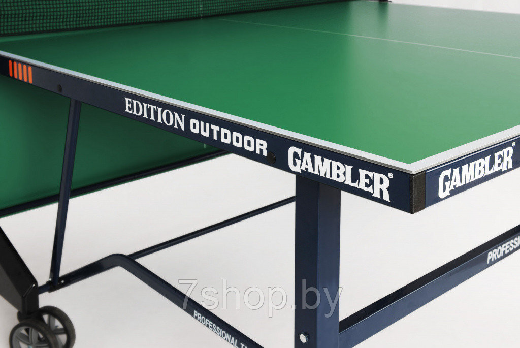 Всепогодный премиальный теннисный стол Gambler EDITION Outdoor green - фото 6 - id-p161436077
