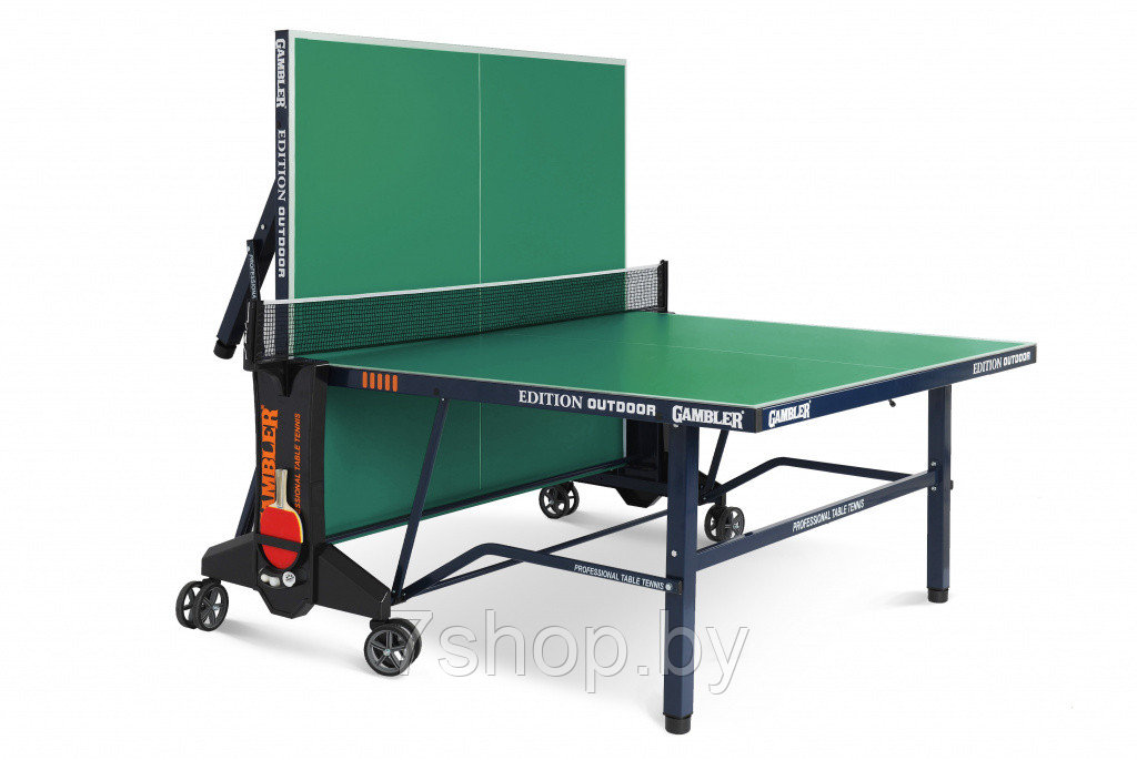 Всепогодный премиальный теннисный стол Gambler EDITION Outdoor green - фото 4 - id-p161436077