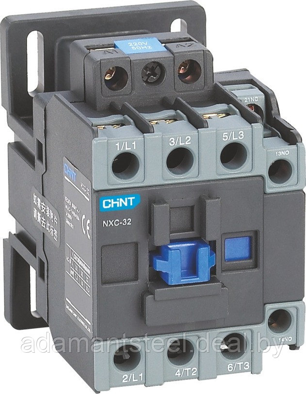 Контактор NXC- 12 12А/5,5кВт 230В/АС3 1Н0+1НЗ 50Гц (CHINT) - фото 1 - id-p138600564