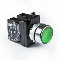 CP-DF -Y-IP65 Головка кнопки зеленая пластиковая c фиксацией