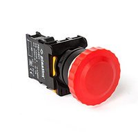 CP-E30R-R-IP65 Головка аварийной кнопки красная пластиковая "Грибок" д30 включение вращением [ст.арт CPDE30]