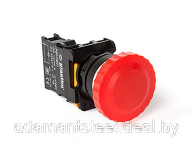 CP-EA30K-R-IP65 Головка аварийной кнопки красная пластиковая "Грибок" д30 включение ключем - фото 1 - id-p138603121