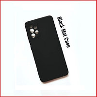 Чехол-накладка для Samsung Galaxy A72 SM-A725 (силикон) черный с защитой камеры