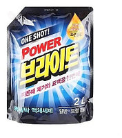 Гель для стирки Power Bright средство для стрики One Shot Power Bright Liquid Detergent (Refill) 2L
