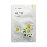 NATURE Маска для лица листовая REAL NATURE CHAMOMILE MASK SHEET 23мл