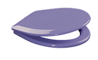 Сиденье для унитаза с крышкой ОРИО К-08-2 универсальное регулируемое (Фиолетовый), Россия