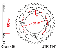 Звездочка ведущая JTR1141.60 зубьев
