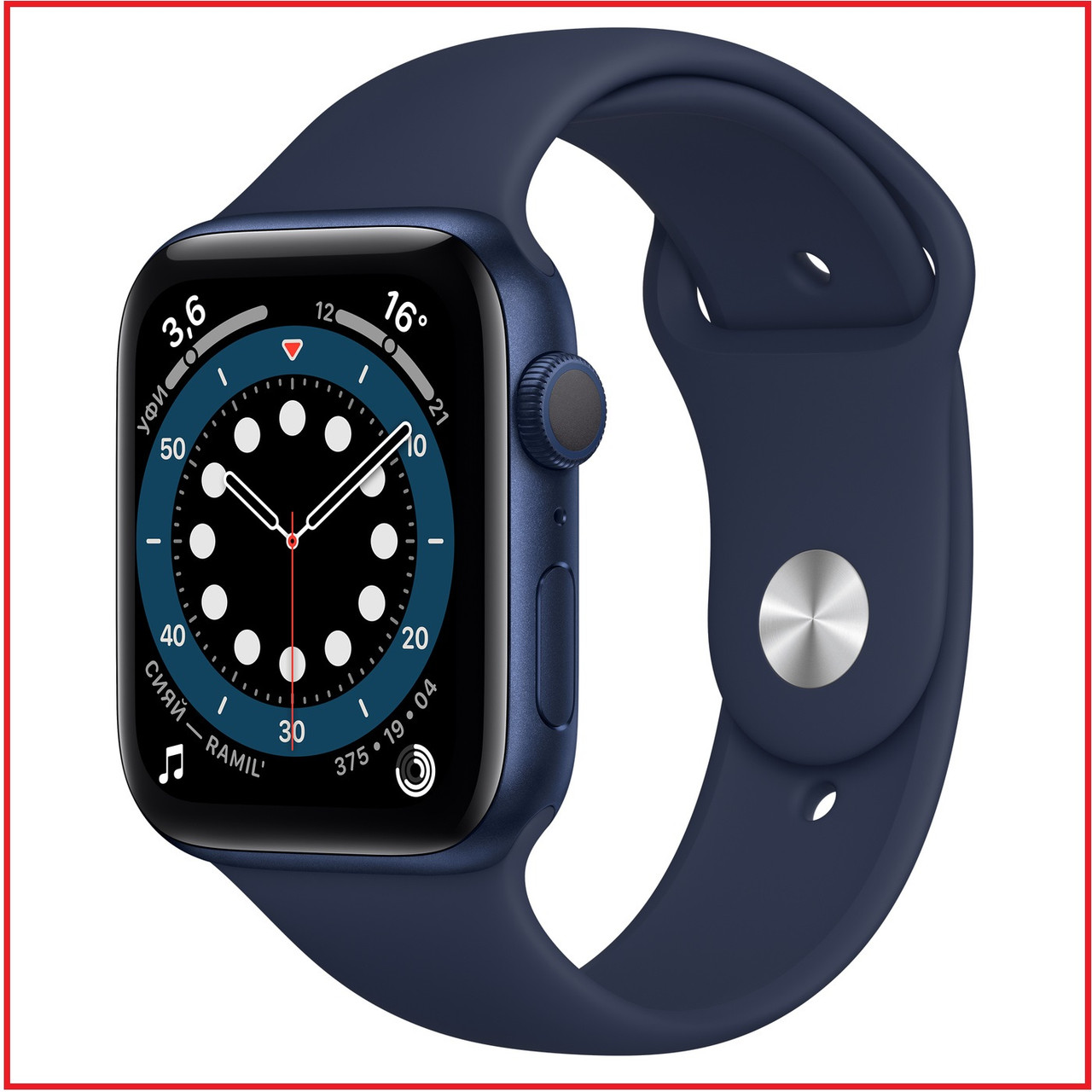 Ремешок для часов Apple Watch 42/44 mm (темно-синий)