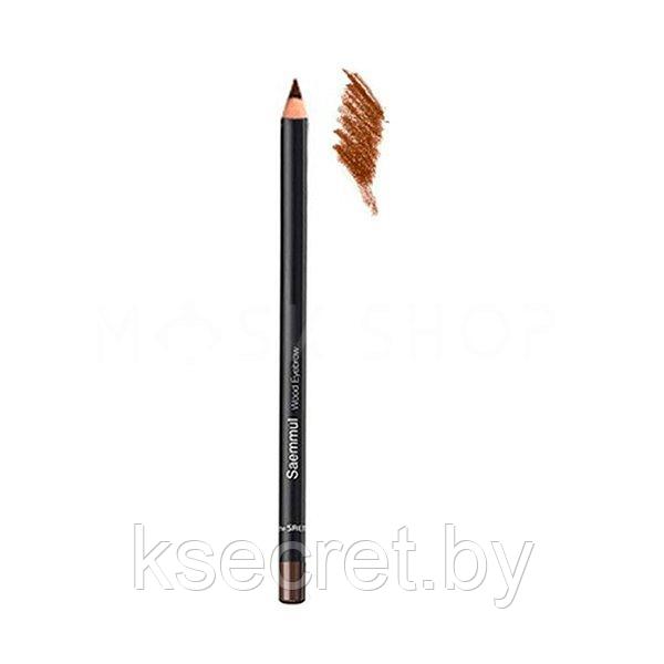 СМ EYE Карандаш для глаз и бровей 01 Saemmul wood eyebrow 01.brown - фото 1 - id-p161451837