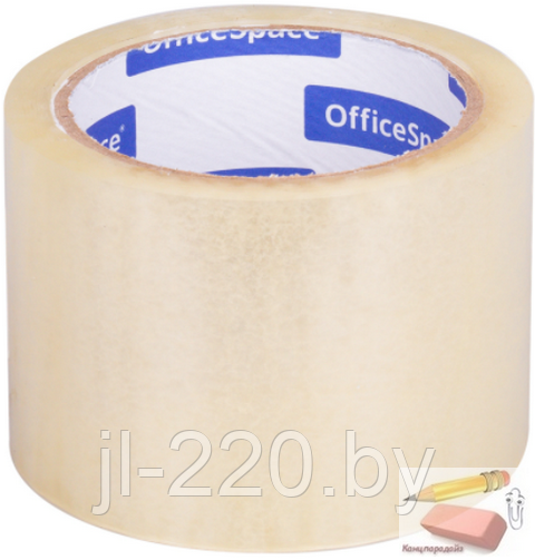 Клейкая лента упаковочная OfficeSpace, 72 мм. х 56 м., 45 мкм, ШК