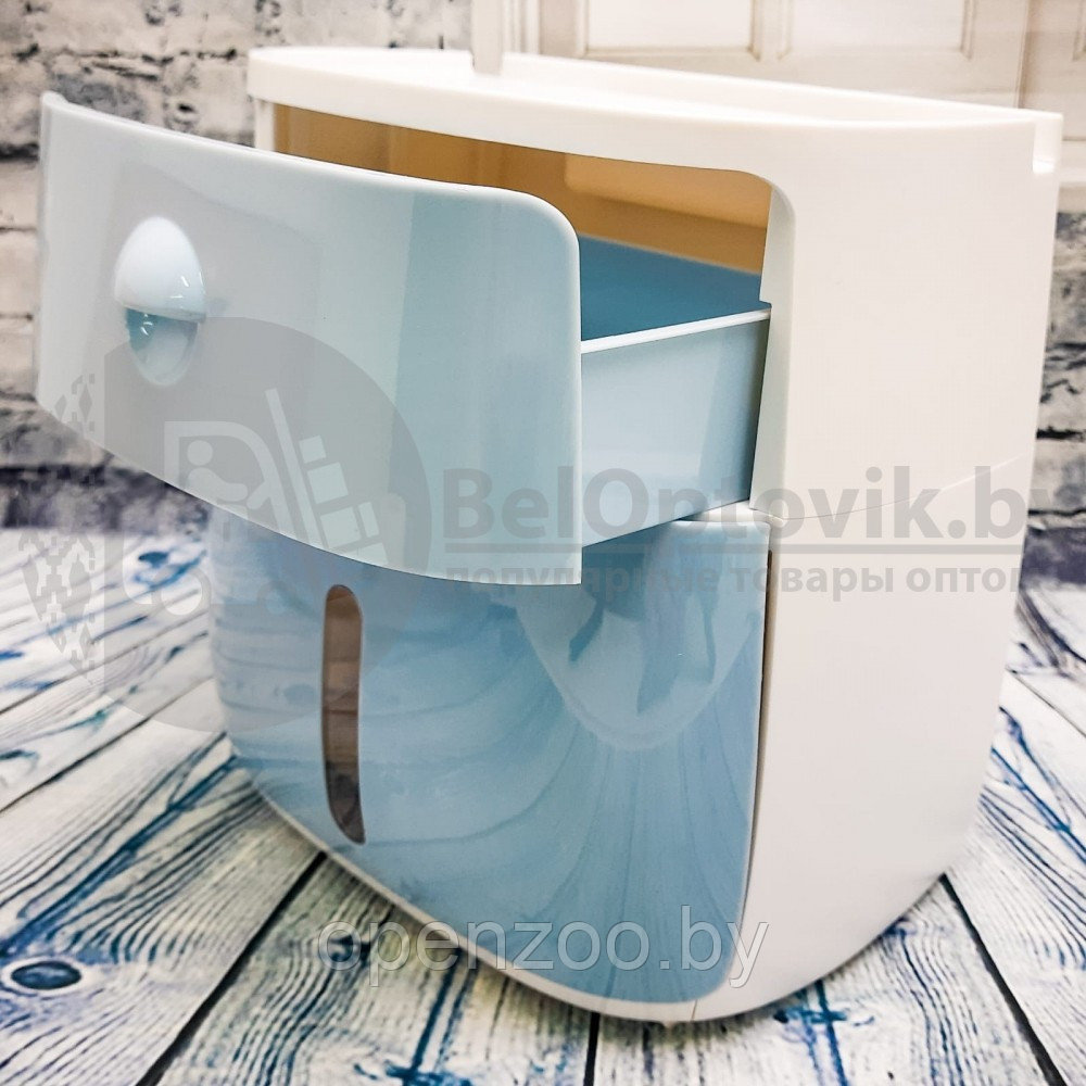 Диспенсер настенный ECOCO для туалетной бумаги и бумажных полотенец Цвет Миндальный - фото 5 - id-p161497978