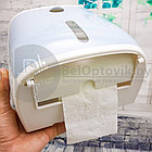 Диспенсер настенный ECOCO для туалетной бумаги и бумажных полотенец Цвет Голубая сталь, фото 6