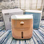 Диспенсер настенный ECOCO для туалетной бумаги и бумажных полотенец Цвет Голубая сталь, фото 7