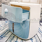 Диспенсер настенный ECOCO для туалетной бумаги и бумажных полотенец Цвет Миндальный, фото 5
