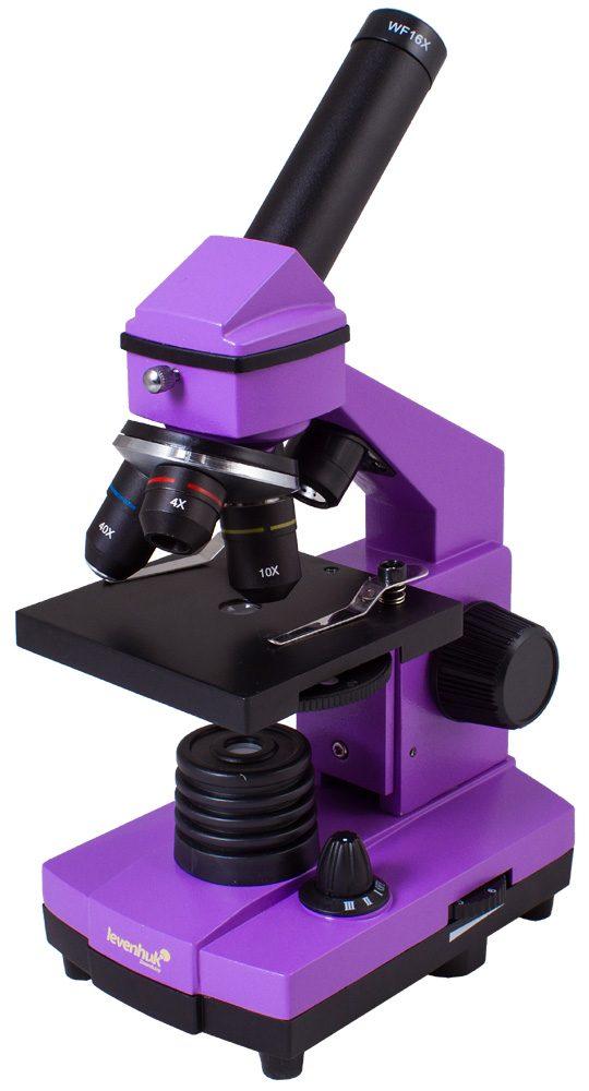 Микроскоп Levenhuk Rainbow 2L PLUS (Аметист) - фото 1 - id-p106003959