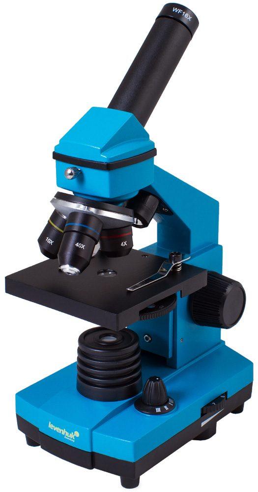 Микроскоп Levenhuk Rainbow 2L PLUS (Лазурь)