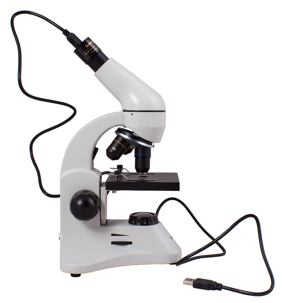 Микроскоп Levenhuk Rainbow D50L PLUS, 2 Мпикс, Moonstone\Лунный камень - фото 3 - id-p106004019