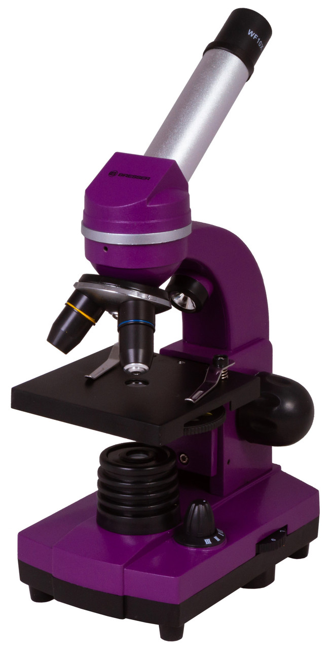 Микроскоп Bresser Junior Biolux SEL 40 1600x, фиолетовый - фото 1 - id-p129077455
