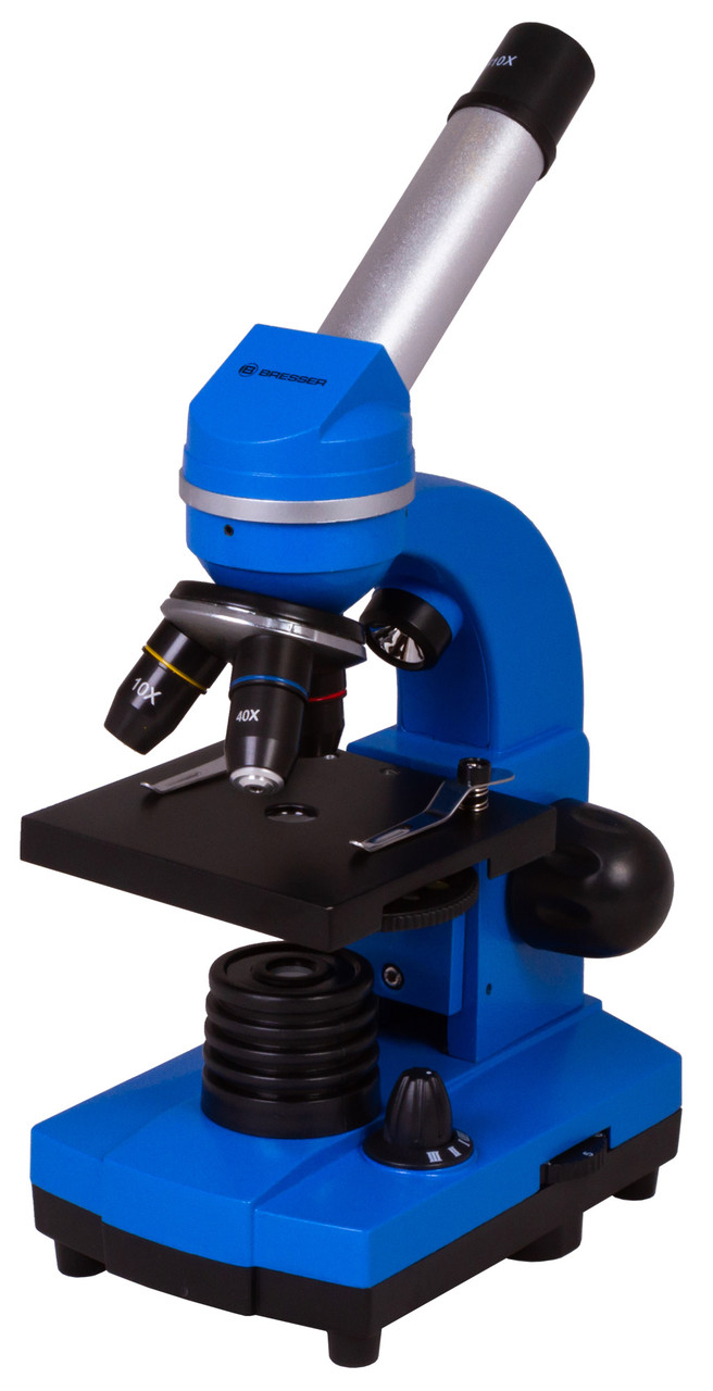 Микроскоп Bresser Junior Biolux SEL 40 1600x, синий - фото 1 - id-p129077456