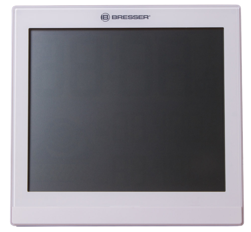 Метеостанция (настенные часы) Bresser TemeoTrend JC LCD с радиоуправлением, черная (Белый) - фото 3 - id-p129077466