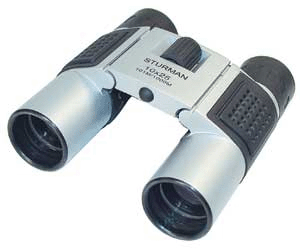 Бинокль STURMAN 10x25, серебристый