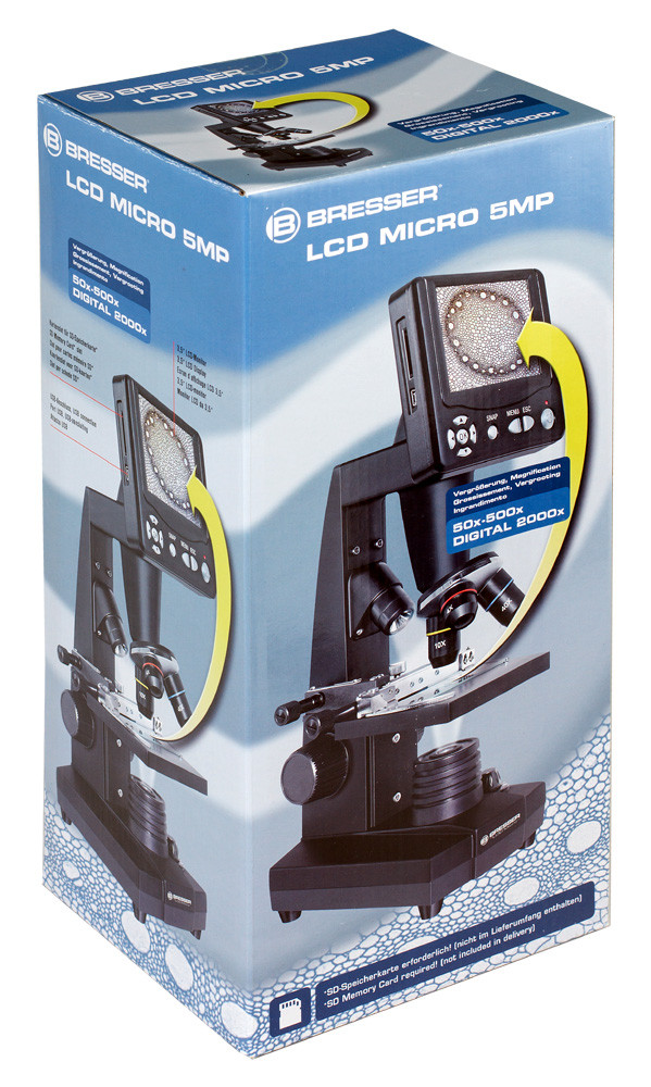 Микроскоп цифровой Bresser LCD 50x 2000x - фото 4 - id-p106004250