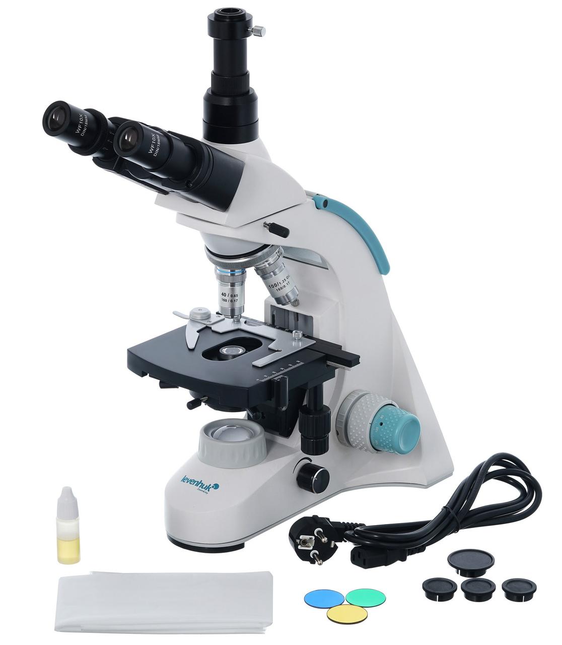 Микроскоп цифровой Levenhuk D900T, 5,1 Мпикс, тринокулярный - фото 2 - id-p155878916