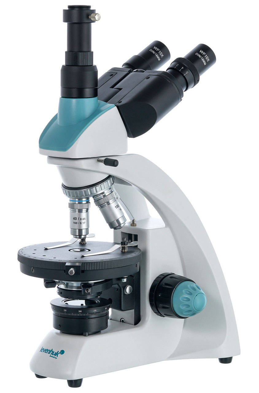 Микроскоп поляризационный Levenhuk 500T POL, тринокулярный - фото 3 - id-p137086662