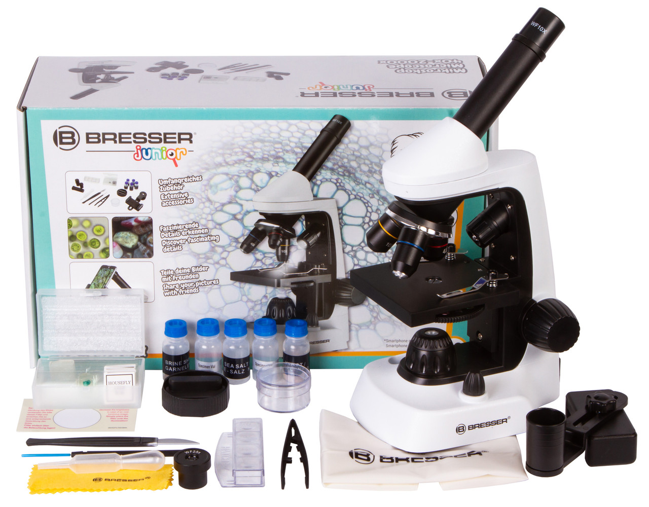 Микроскоп Bresser Junior Biolux 40 2000x - фото 2 - id-p137086664