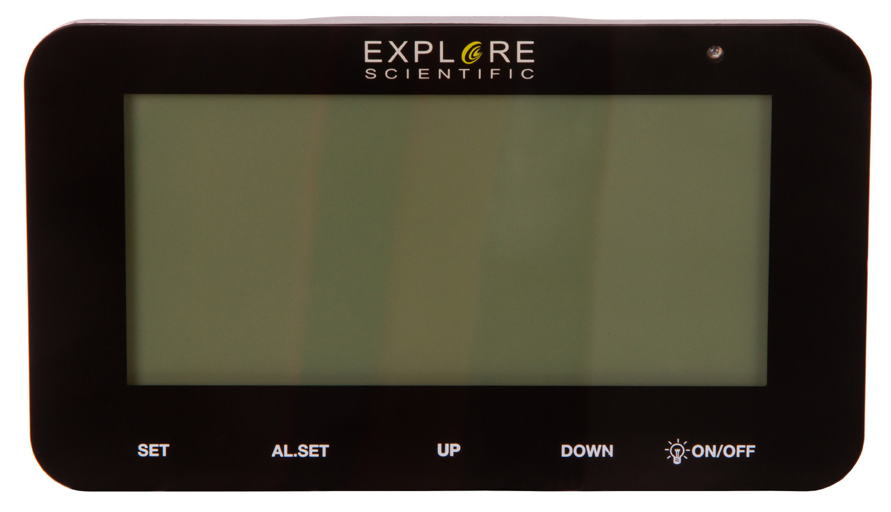 Часы цифровые Explore Scientific с будильником, черные - фото 3 - id-p142445502