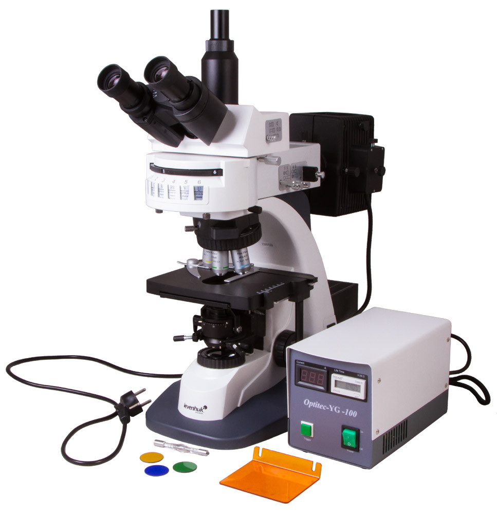 Микроскоп Levenhuk MED PRO 600 Fluo - фото 1 - id-p106004371