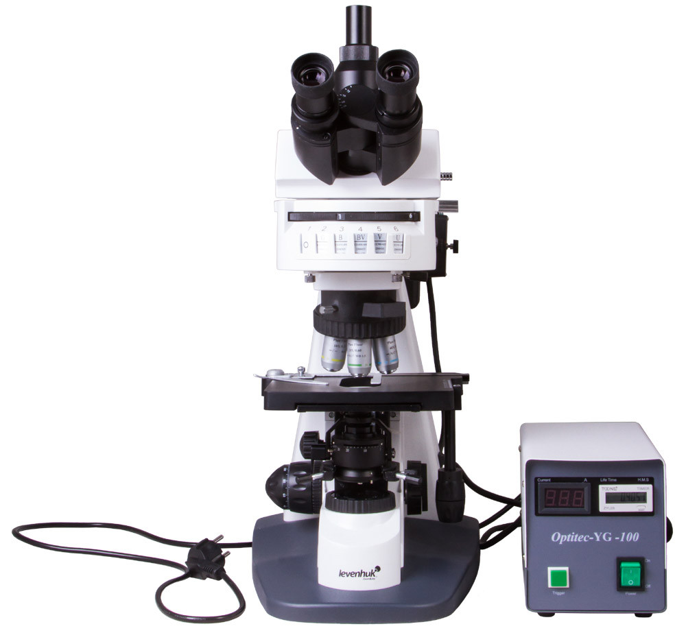 Микроскоп Levenhuk MED PRO 600 Fluo - фото 3 - id-p106004371