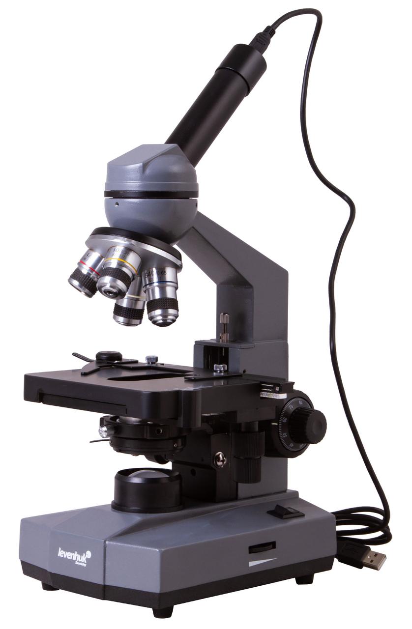 Микроскоп цифровой Levenhuk D320L BASE, 3 Мпикс, монокулярный - фото 1 - id-p106004377