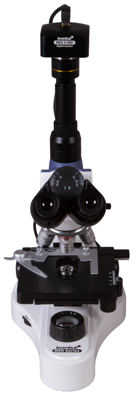 Микроскоп цифровой Levenhuk MED D10T, тринокулярный - фото 4 - id-p106004398