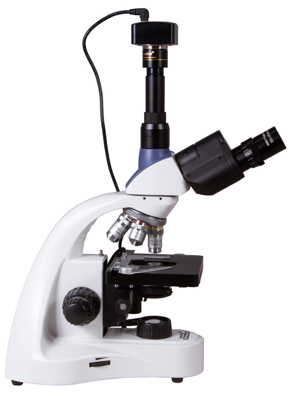 Микроскоп цифровой Levenhuk MED D10T, тринокулярный - фото 6 - id-p106004398