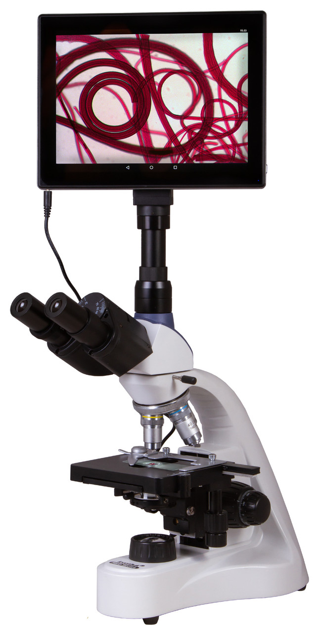 Микроскоп цифровой Levenhuk MED D10T LCD, тринокулярный - фото 1 - id-p106004399