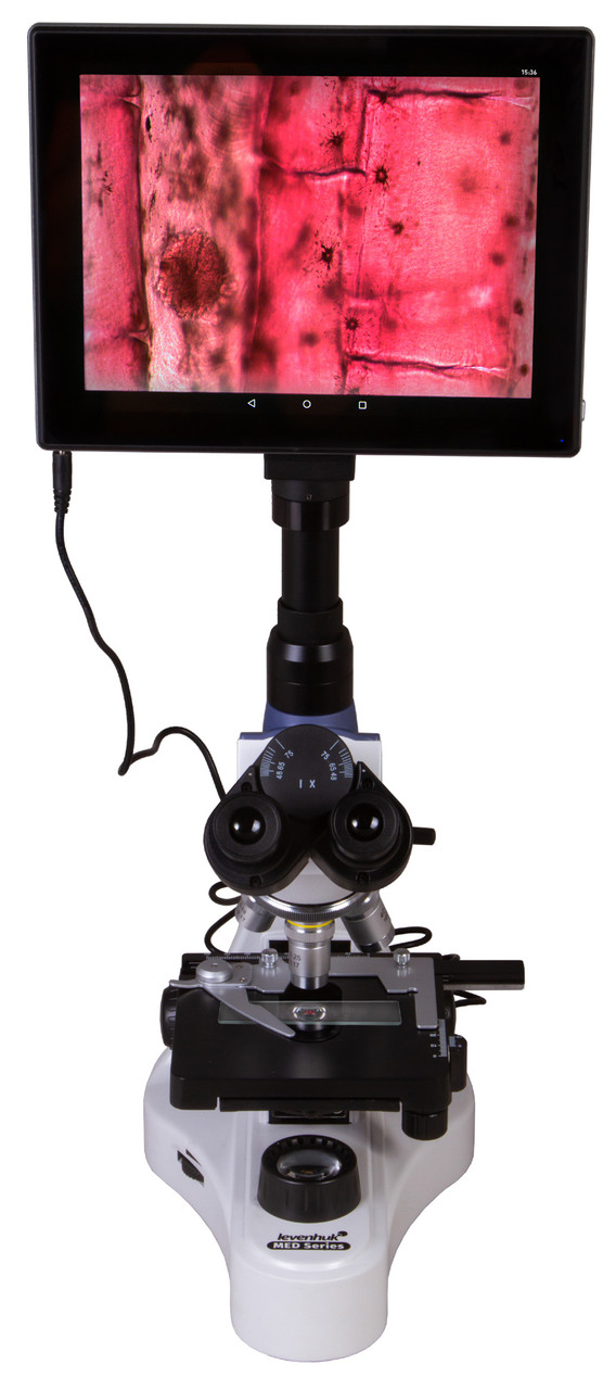 Микроскоп цифровой Levenhuk MED D10T LCD, тринокулярный - фото 4 - id-p106004399